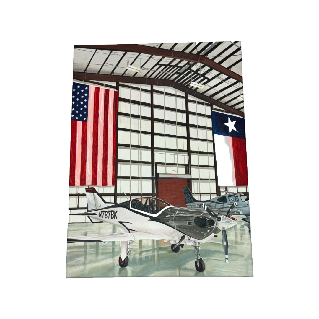 Hangar of Freedom 28” x 20.5”