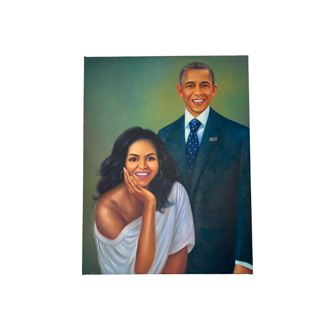 Barack and Michelle: A Presidential Portrait 23.5” x 18”