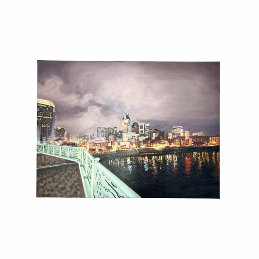 Nashville at Dusk 18” x 24”